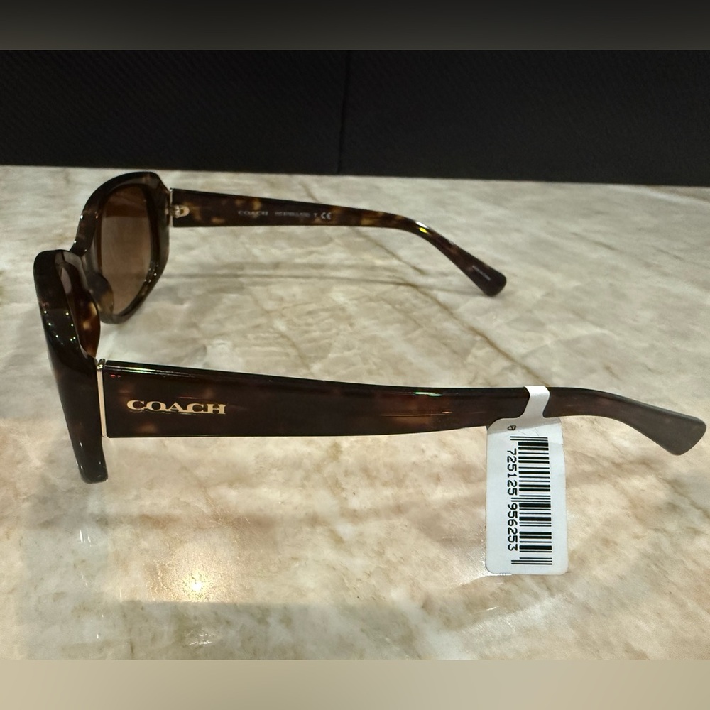 Coach HC8168 512013 Women's Rectangular Sunglasses - Dark
Tortoise - Picture 7 of 7